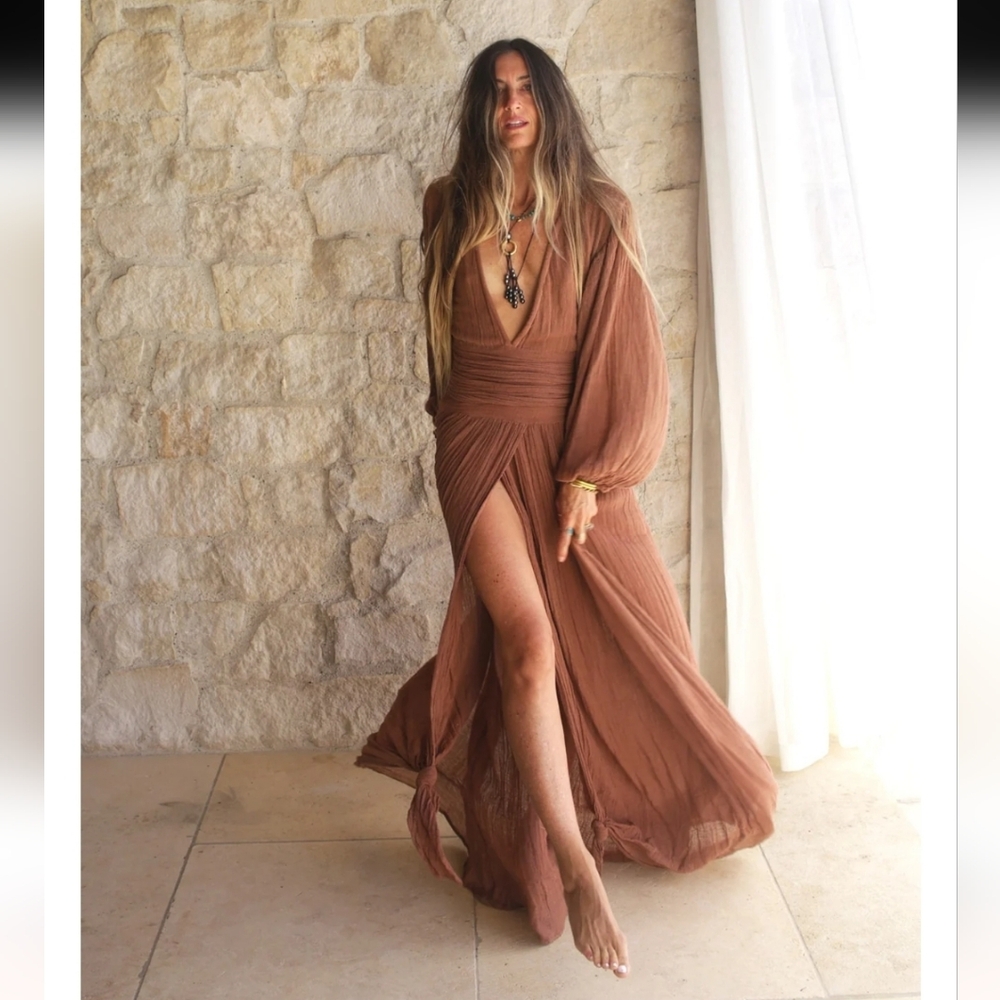 jens pirate booty lapis maxi dress Nwt Rust